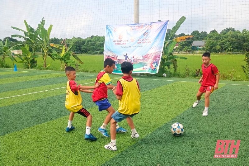 Thường Xuân sẵn sàng tranh huy chương tại Giải Bóng đá Nhi đồng Cúp Báo Thanh Hóa lần III - năm 2024