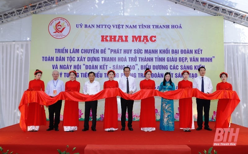 Khai mạc Triển lãm chuyên đề “Phát huy sức mạnh khối đại đoàn kết toàn dân tộc xây dựng Thanh Hóa trở thành tỉnh giàu đẹp, văn minh”