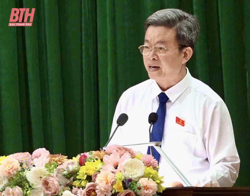 Kỳ họp thứ 20 HĐND huyện Vĩnh Lộc xem xét, quyết nghị 12 nghị quyết