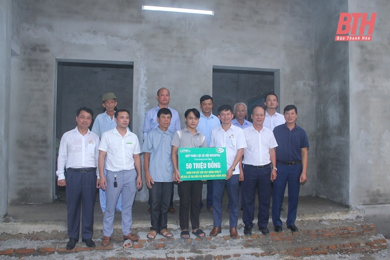 Tập đoàn Medipha trao tặng m88 link mới nhất phí hỗ trợ xây dựng nhà tình nghĩa tại xã Hoằng Ngọc