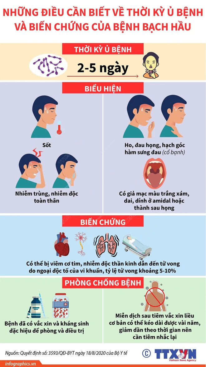 Thủ tướng Chính phủ yêu cầu tăng cường công tác phòng, chống bệnh bạch hầu