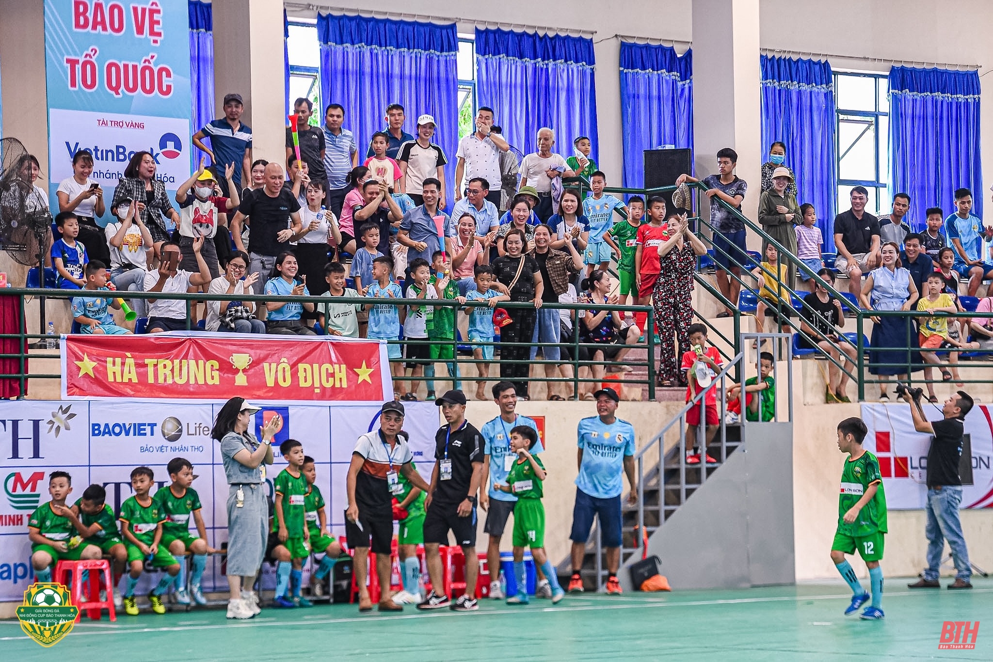 Đương kim vô địch lứa tuổi U10 tại Giải bóng đá Nhi đồng Cup Báo Thanh Hóa lần thứ III - năm 2024 gọi tên Hà Trung