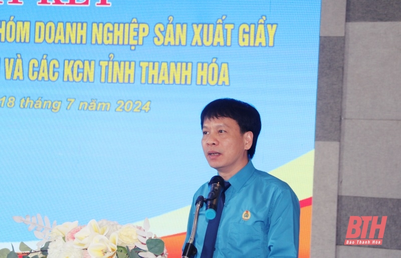 Ký kết thỏa ước lao động tập thể nhóm doanh nghiệp sản xuất giầy tại Khu Kinh tế Nghi Sơn và các Khu công nghiệp tỉnh