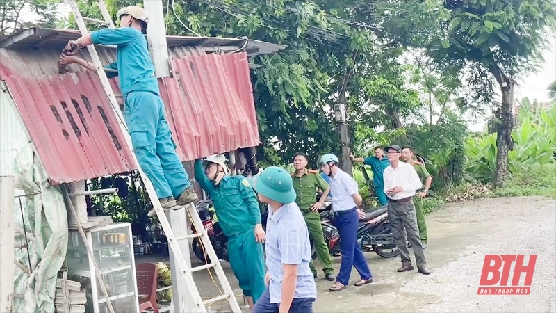 Thị xã Nghi Sơn mở đợt cao điểm ra quân giải tỏa hành lang an toàn đường bộ, đường sắt 