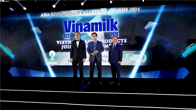 Vinamilk là doanh nghiệp sữa duy nhất của Châu Á được vinh danh tại giải thưởng quốc tế về “Green Leadership”