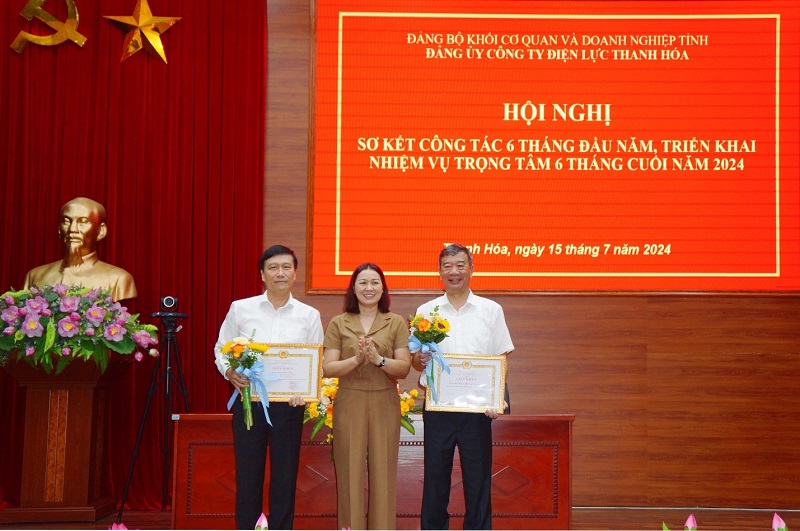 Đảng bộ Công ty Điện lực Thanh Hóa hoàn thành xuất sắc nhiệm vụ 6 tháng đầu năm 2024
