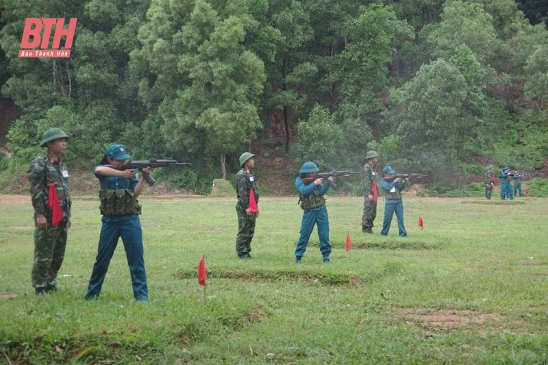 Khai mạc hội thao thể dục thể thao quốc phòng lực lượng dân quân tự vệ năm 2024