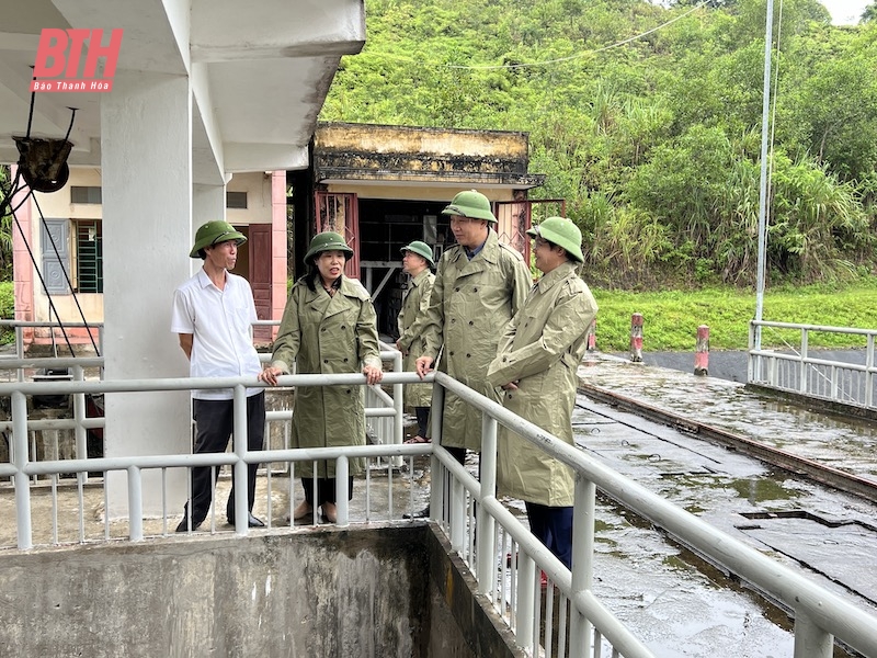 Phó Chủ tịch UBND tỉnh Lê Đức Giang kiểm tra một số công trình trọng điểm phòng, chống thiên tai