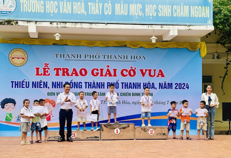 Giải Cờ vua Thiếu niên, Nhi đồng TP Thanh Hóa, năm 2024