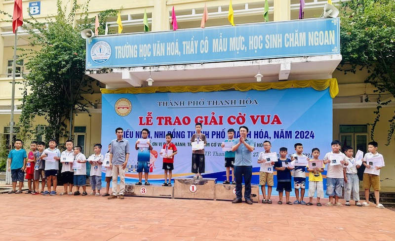 Giải Cờ vua Thiếu niên, Nhi đồng TP Thanh Hóa, năm 2024