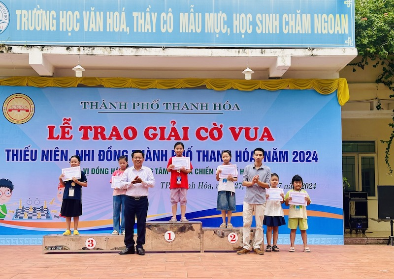 Giải Cờ vua Thiếu niên, Nhi đồng TP Thanh Hóa, năm 2024