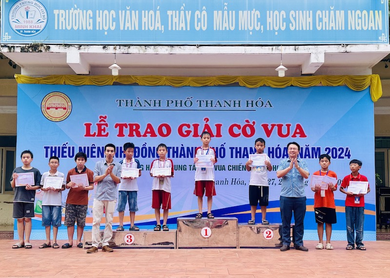 Giải Cờ vua Thiếu niên, Nhi đồng TP Thanh Hóa, năm 2024