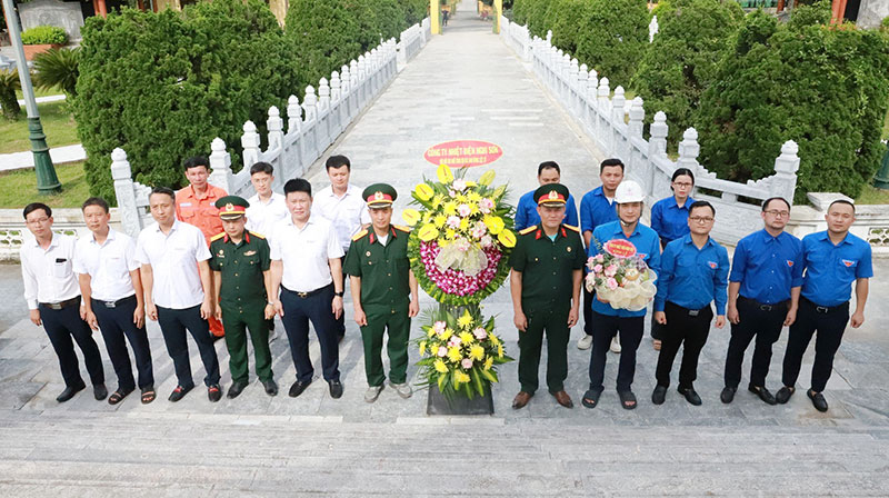 Công ty Nhiệt điện Nghi Sơn nhiều hoạt động kỷ niệm 77 năm Ngày Thương binh - Liệt sỹ (27/7/1947 - 27/7/2024)
