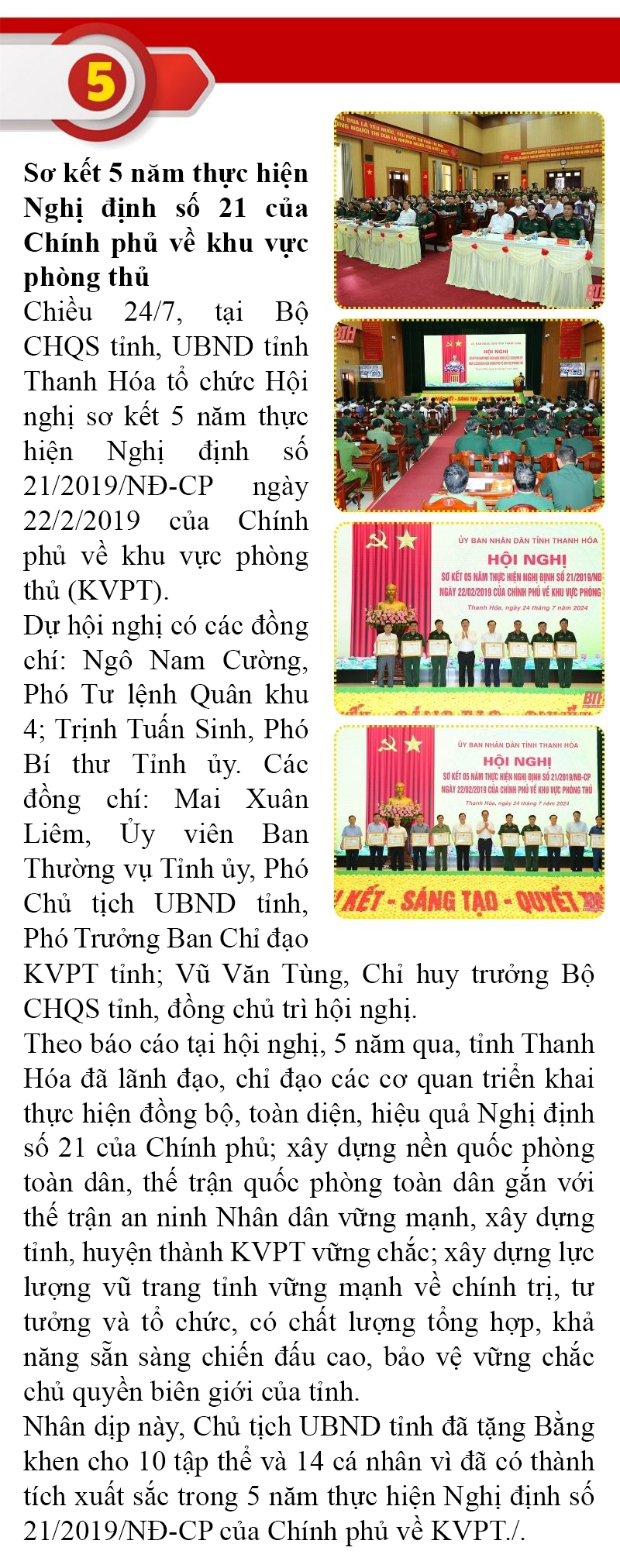 Những sự kiện nổi bật trong tuần