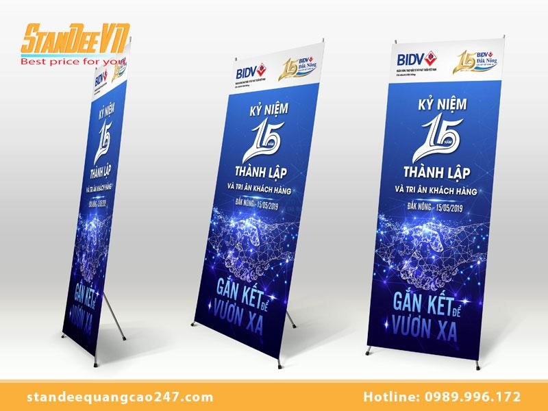 m88 cá cược thể thao trực tuyến chuyên thiết kế standee chữ X đẹp & ấn tượng