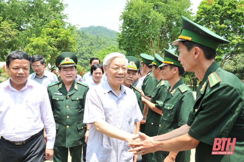 Ký ức vẹn nguyên ngày Tổng Bí thư Nguyễn Phú Trọng lên thăm Đồn Biên phòng Hiền Kiệt