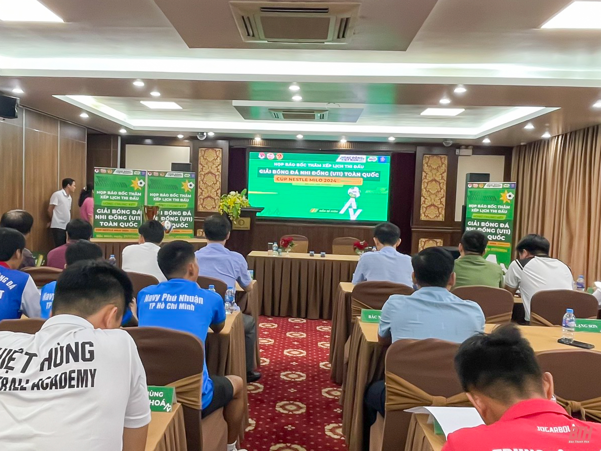 U11 Việt Hùng Thanh Hoá xác định bảng đấu tại VCK Giải Bóng đá Nhi đồng toàn quốc Cup Nestel MILO 2024