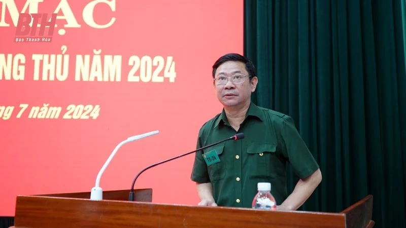 Triệu Sơn hoàn thành diễn tập khu vực phòng thủ huyện năm 2024