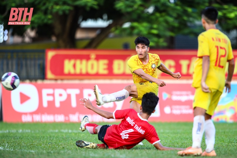 VCK Giải U21 quốc gia 2024: U21 Đông Á Thanh Hóa vươn lên dẫn đầu bảng C