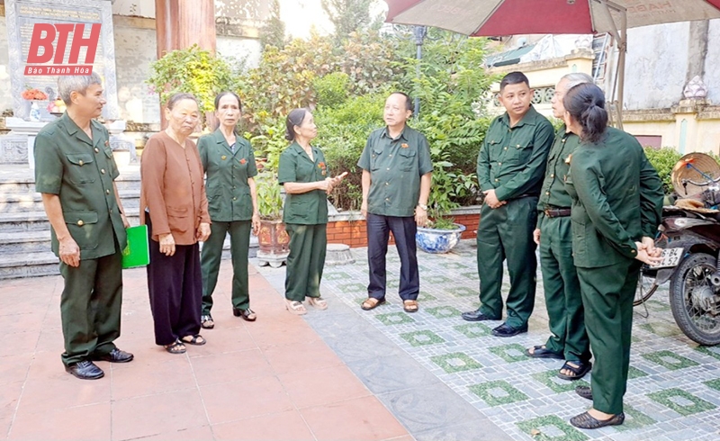 Cựu TNXP TP Thanh Hóa chăm sóc di tích lịch sử truyền thống