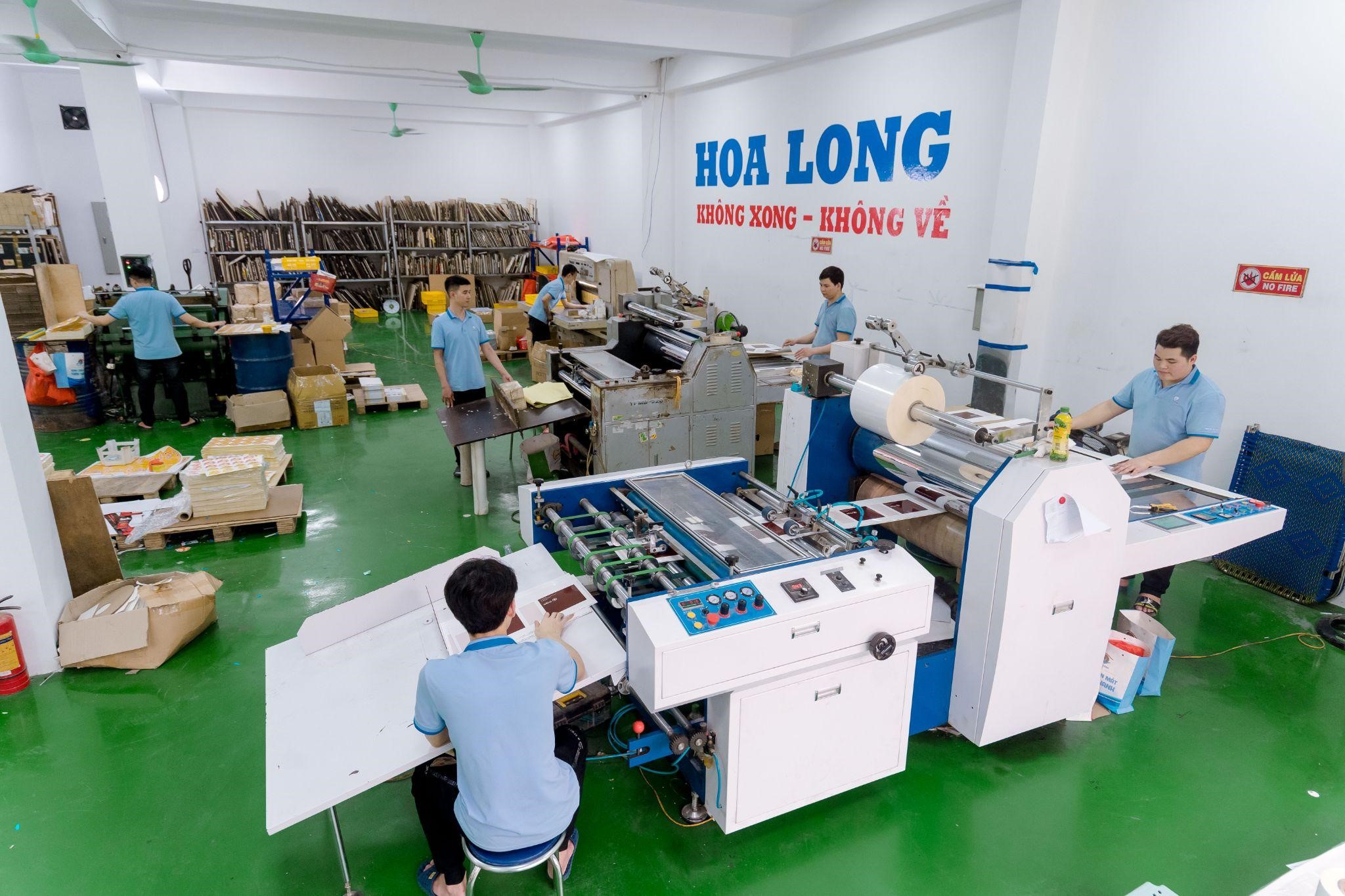 Xưởng in hộp giấy giá rẻ tại Hà Nội - Hãng In Hoa Long
