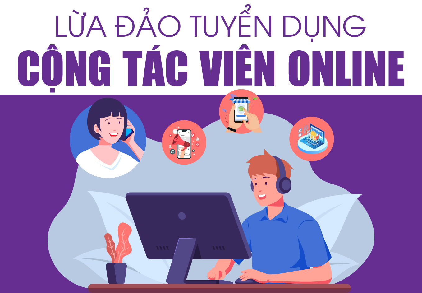 [Infographics] - Lừa đảo tuyển dụng cộng tác viên online