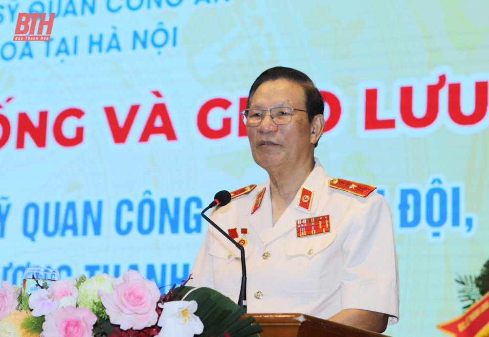 Lãnh đạo tỉnh gặp mặt thân mật các tướng lĩnh, sĩ quan công an, quân đội, các doanh nghiệp đồng hương Thanh Hóa tại Hà Nội