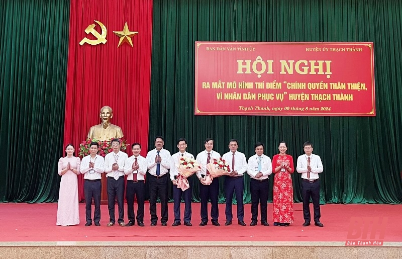 Thạch Thành: Ra mắt mô hình thí điểm “Chính quyền thân thiện, vì Nhân link m88 phục vụ”