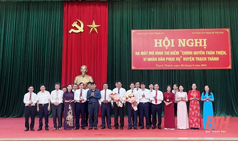 Thạch Thành: Ra mắt mô hình thí điểm “Chính quyền thân thiện, vì Nhân link m88 phục vụ”