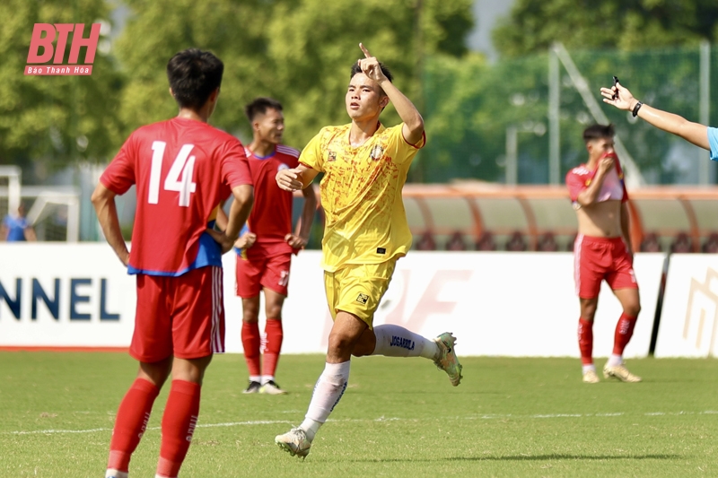 Thắng với tỷ số kỷ lục, U21 Đông Á Thanh Hóa vào bán kết Giải U21 quốc gia 2024