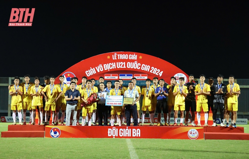U21 Đông Á Thanh Hóa giành HCĐ tại Giải U21 quốc gia năm 2024