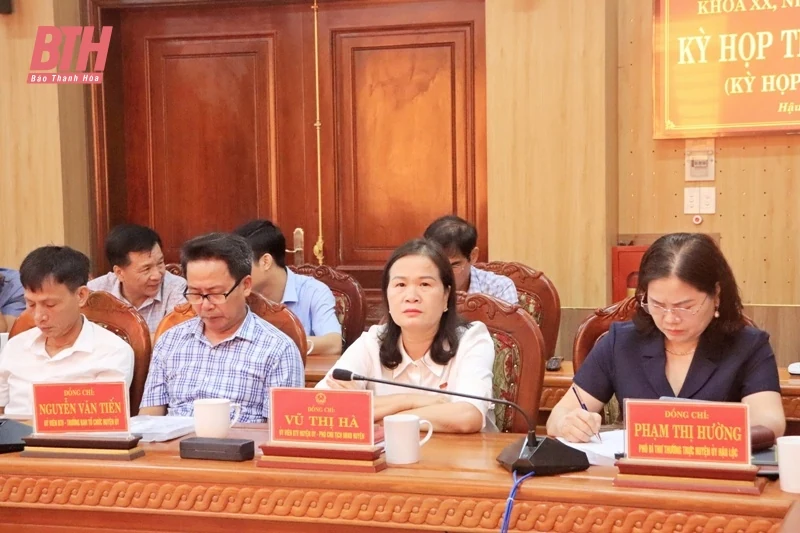 Kỳ họp thứ 14 HĐND huyện Hậu Lộc thông qua 13 nghị quyết quan trọng