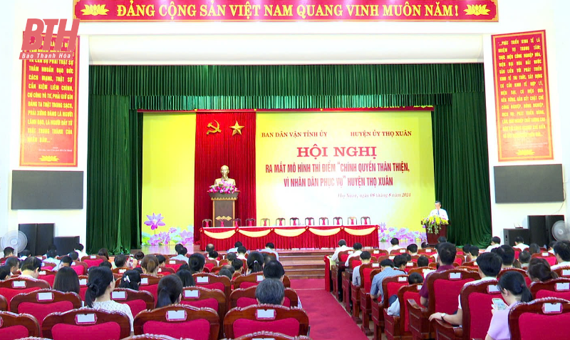 Thọ Xuân ra mắt mô hình thí điểm “Chính quyền thân thiện, vì Nhân dân phục vụ