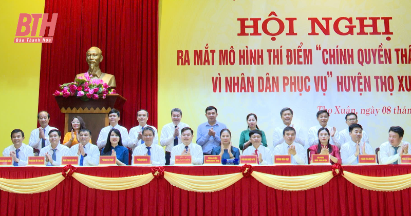 Thọ Xuân ra mắt mô hình thí điểm “Chính quyền thân thiện, vì Nhân dân phục vụ