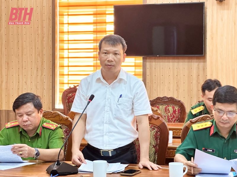 Giao ban cụm các huyện, thị xã, thành phố biên giới biển