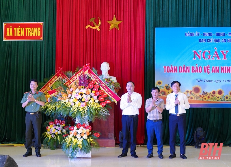 Ngày hội Toàn dân bảo vệ an ninh Tổ quốc” tại xã Tiên Trang