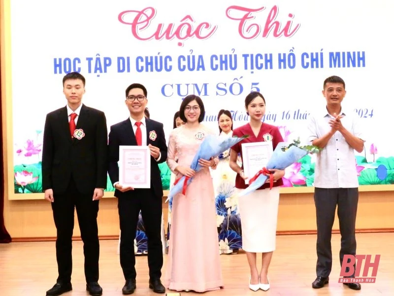 Đảng bộ Công ty CP Cấp nước Thanh Hóa đoạt giải Nhất cụm số 5 cuộc thi “Học tập Di chúc của Chủ tịch Hồ Chí Minh”