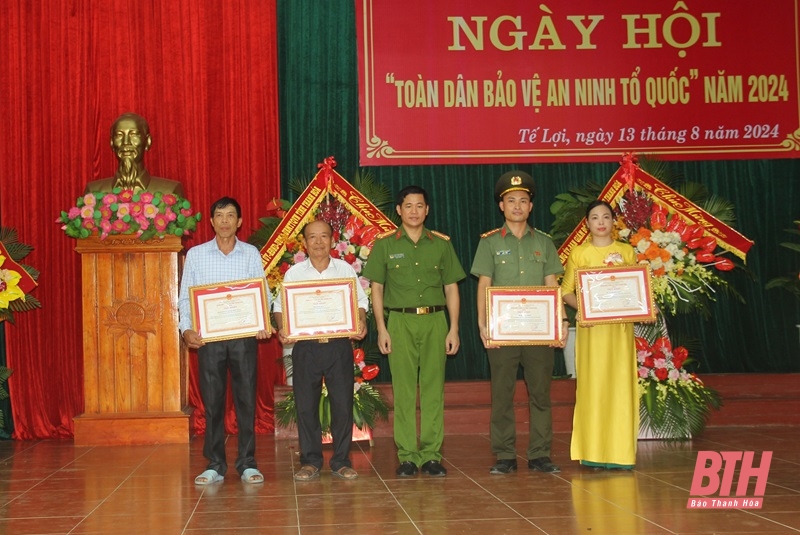 Trưởng Ban Tuyên giáo Tỉnh ủy Đào Xuân Yên dự Ngày hội “Toàn dân bảo vệ an ninh Tổ quốc” tại xã Tế Lợi