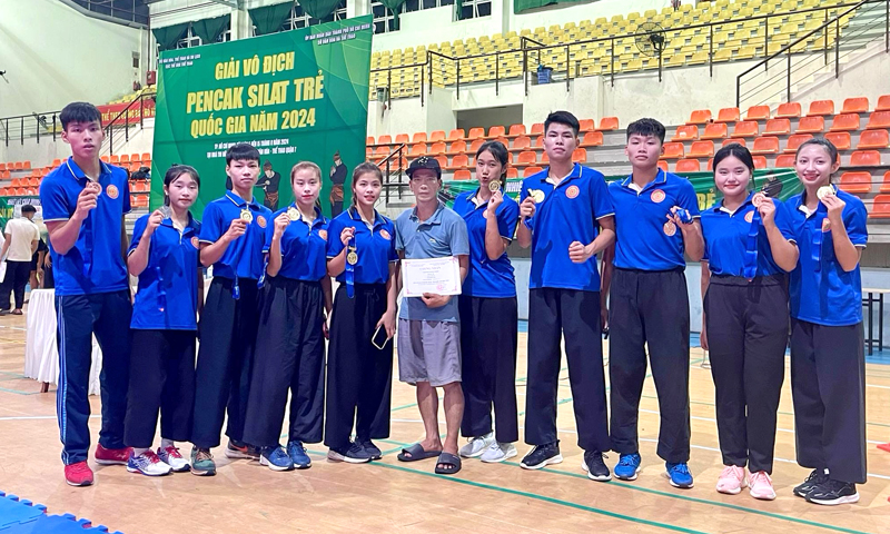 Thanh Hóa nhất toàn đoàn tại Giải vô địch Pencak Silat trẻ quốc gia 2024