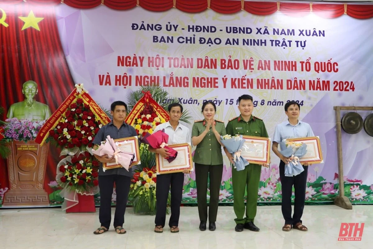 Phó Chủ tịch UBND tỉnh Mai Xuân Liêm dự Ngày hội “Toàn dân bảo vệ an ninh Tổ quốc” xã Nam Xuân