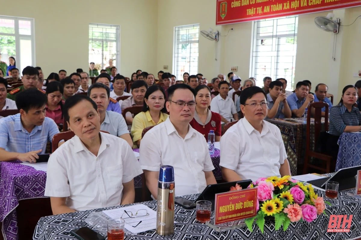 Phó Chủ tịch UBND tỉnh Mai Xuân Liêm dự Ngày hội “Toàn dân bảo vệ an ninh Tổ quốc” xã Nam Xuân