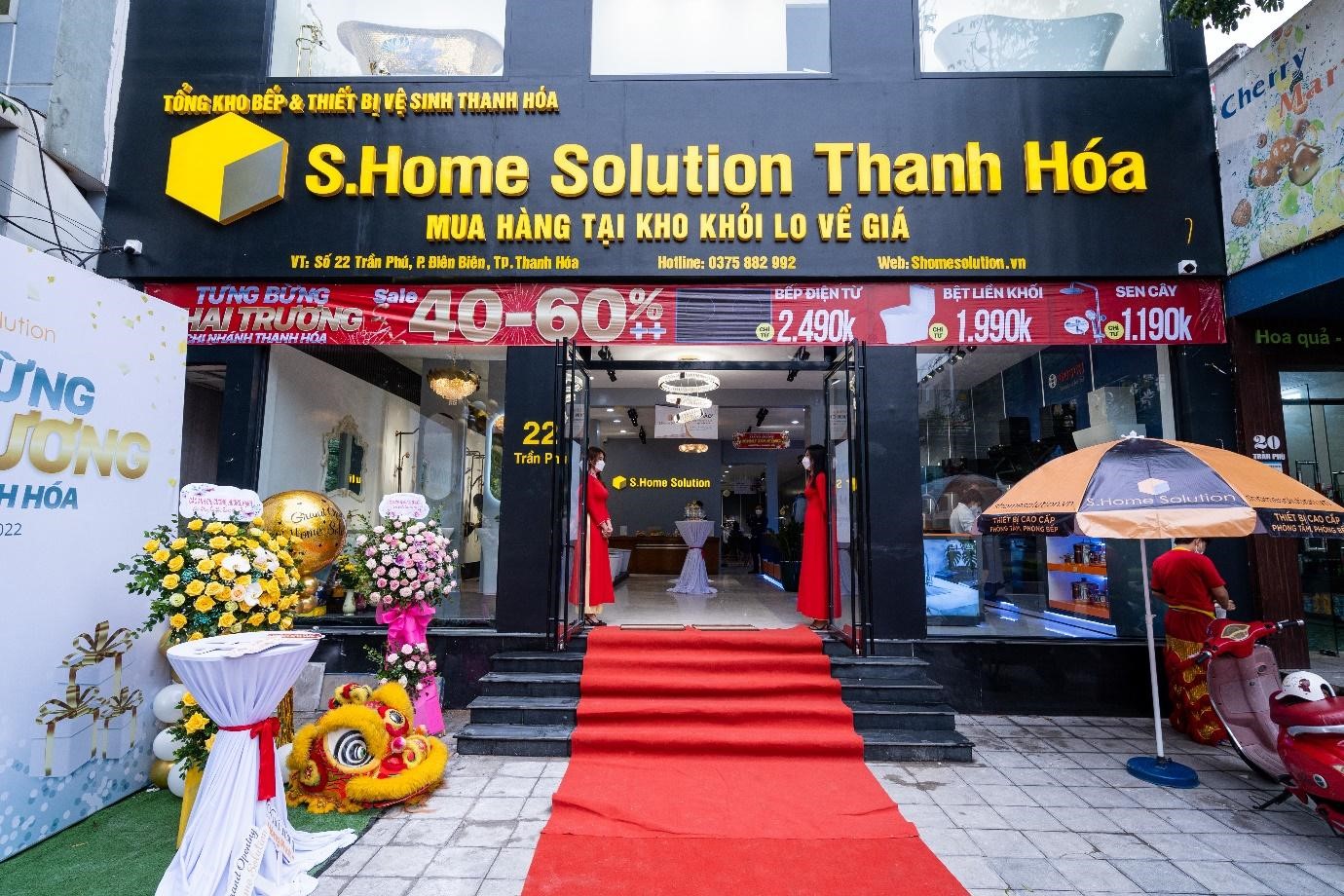 S.Home Solution Thanh Hóa - Địa điểm cung cấp vòi sen tắm đẳng cấp, hiện đại