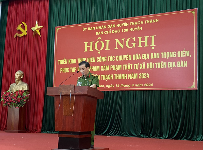 Thạch Thành: Xây dựng hình ảnh người chiến sỹ Công cá cược bóng đá m88 đẹp trong lòng dân