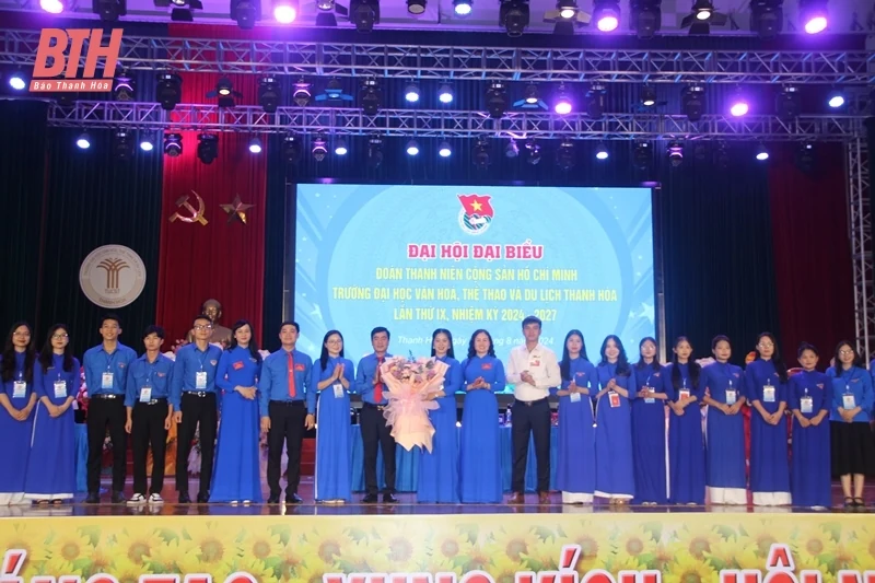 Đại hội đại biểu Đoàn TNCS Hồ Chí Minh Trường Đại học Văn hóa, Thể thao và Du lịch Thanh Hóa lần thứ IX, nhiệm kỳ 2024-2027