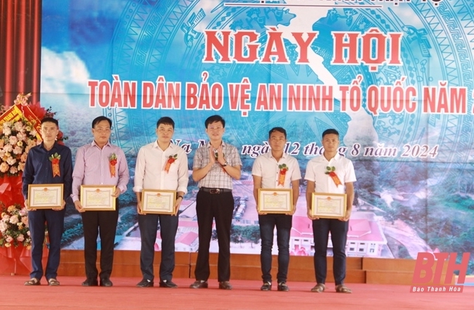 Xã Na Mèo tổ chức Ngày hội Toàn dân bảo vệ an ninh Tổ quốc” năm 2024