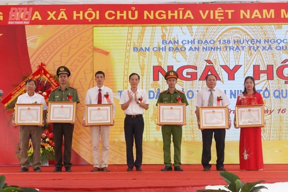 Ngày hội Toàn dân bảo vệ an ninh Tổ quốc tại xã Quang Trung