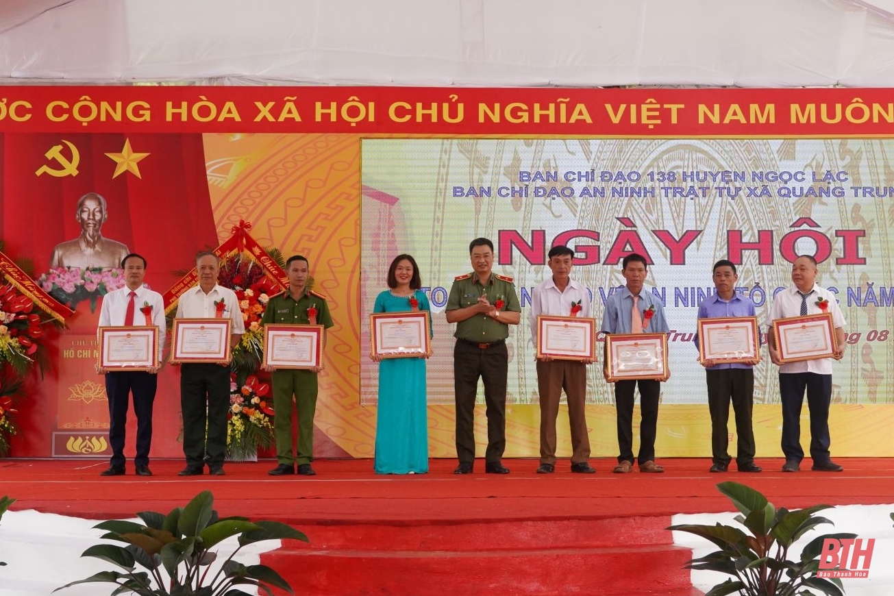 Ngày hội Toàn dân bảo vệ an ninh Tổ quốc tại xã Quang Trung