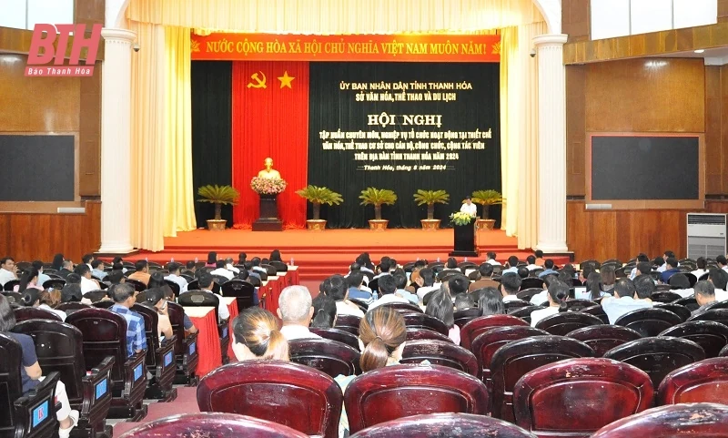 Gần 500 học viên được tập huấn nghiệp vụ tổ chức hoạt động tại thiết chế văn hoá, thể thao cơ sở