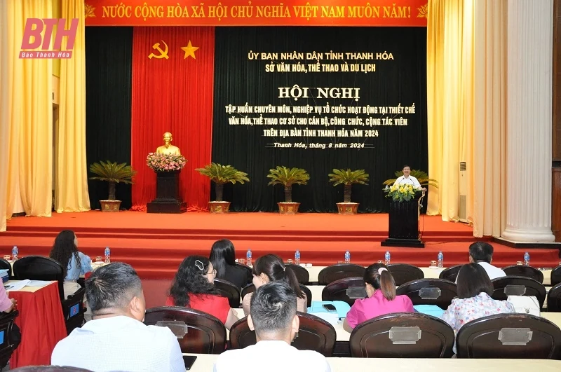 Gần 500 học viên được tập huấn nghiệp vụ tổ chức hoạt động tại thiết chế văn hoá, thể thao cơ sở