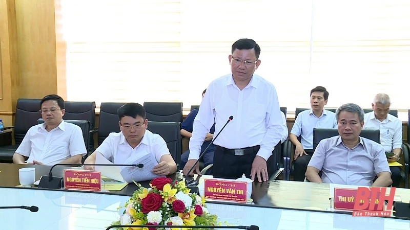 Đoàn công tác tỉnh Hủa Phăn thăm, làm việc tại Khu kinh tế Nghi Sơn